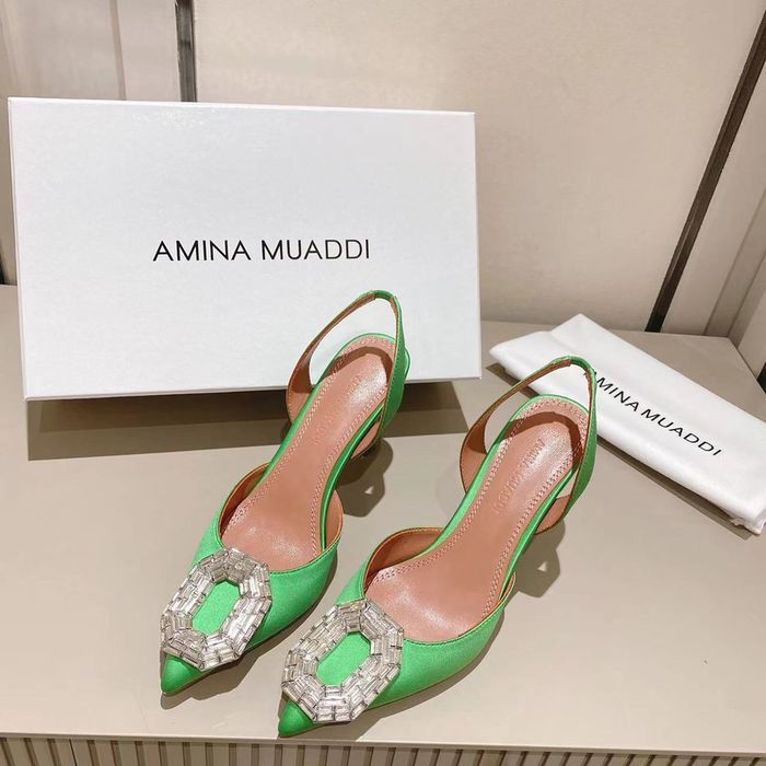 Amina Muaddi Shoes AMS00026 Heel 8.5CM